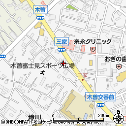 東京都町田市木曽東3丁目34周辺の地図