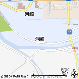 鳥取県岩美町（岩美郡）河崎周辺の地図