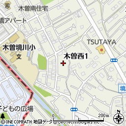 東京都町田市木曽西1丁目13周辺の地図