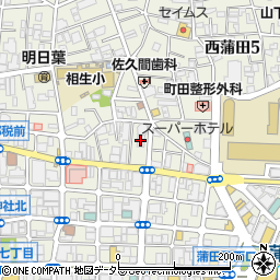 クリオ蒲田壱番館周辺の地図