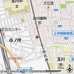 神奈川県川崎市中原区中丸子565周辺の地図