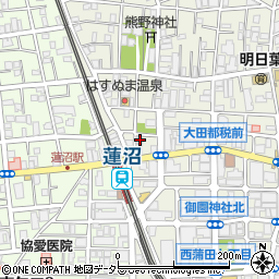 東京都大田区西蒲田6丁目31-1周辺の地図