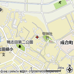 神奈川県横浜市青葉区鴨志田町418-4周辺の地図