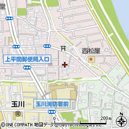 神奈川県川崎市中原区中丸子631周辺の地図