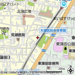 東京都大田区蒲田3丁目11-7周辺の地図