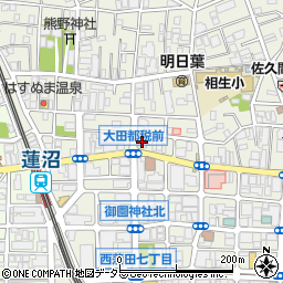 潮田歯科医院周辺の地図