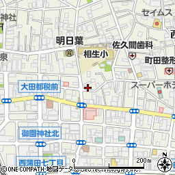 西蒲田相生児童公園周辺の地図