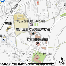 市川三郷町役場三珠庁舎周辺の地図