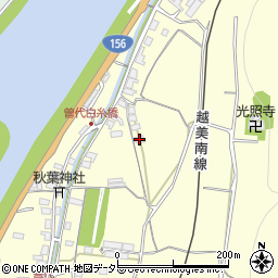 岐阜県美濃市曽代756周辺の地図