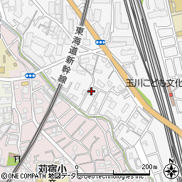 神奈川県川崎市中原区市ノ坪511-46周辺の地図