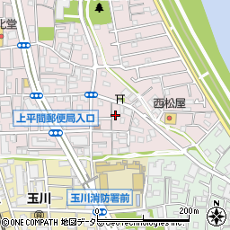 神奈川県川崎市中原区中丸子621周辺の地図
