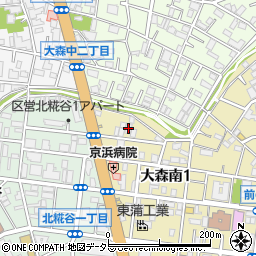 京濱鋳造所周辺の地図