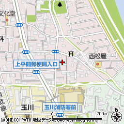 神奈川県川崎市中原区中丸子614周辺の地図