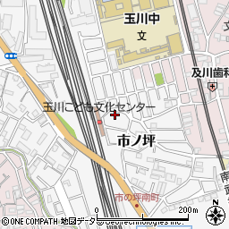 神奈川県川崎市中原区市ノ坪464-62周辺の地図