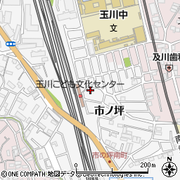 神奈川県川崎市中原区市ノ坪464-16周辺の地図