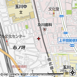神奈川県川崎市中原区中丸子565-54周辺の地図