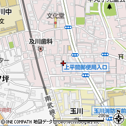 神奈川県川崎市中原区中丸子585周辺の地図