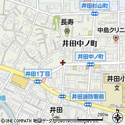 中原警察署井田交番周辺の地図
