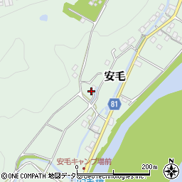 岐阜県美濃市安毛135周辺の地図