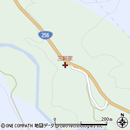 長野県木曽郡南木曽町上在郷周辺の地図