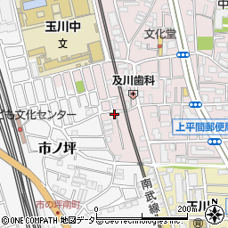 神奈川県川崎市中原区中丸子565-1周辺の地図