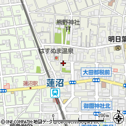 東京都大田区西蒲田6丁目26-11周辺の地図