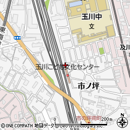 神奈川県川崎市中原区市ノ坪440-32周辺の地図