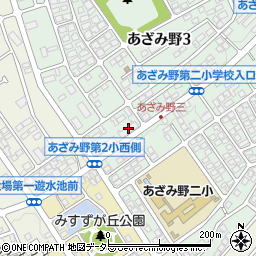 神奈川県横浜市青葉区あざみ野3丁目23-1周辺の地図