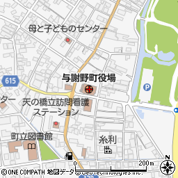 〒629-2200 京都府与謝郡与謝野町（以下に掲載がない場合）の地図