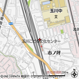 神奈川県川崎市中原区市ノ坪440-13周辺の地図