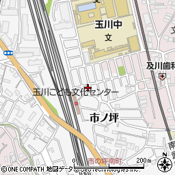 神奈川県川崎市中原区市ノ坪440-36周辺の地図