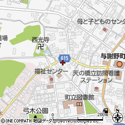 京都府与謝郡与謝野町岩滝2016周辺の地図