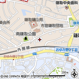 鎌取会堂周辺の地図