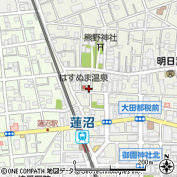 東京都大田区西蒲田6丁目16-9周辺の地図