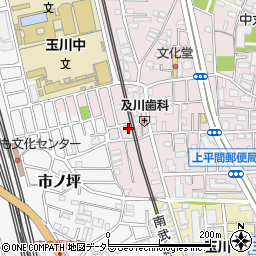 神奈川県川崎市中原区中丸子561-20周辺の地図