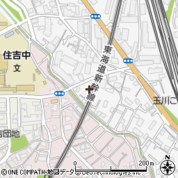 神奈川県川崎市中原区市ノ坪332-16周辺の地図
