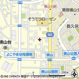 神奈川県相模原市中央区横山台2丁目8-1周辺の地図