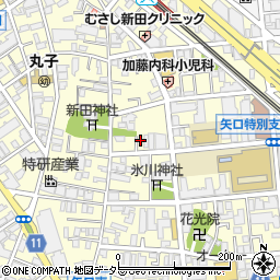 フォーブル新田Ｃ周辺の地図