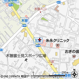 タイムズ町田病院駐車場周辺の地図