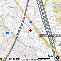 神奈川県川崎市中原区市ノ坪509-6周辺の地図