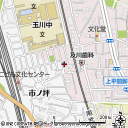 神奈川県川崎市中原区中丸子561-12周辺の地図