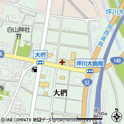 山梨トヨペット　増穂店周辺の地図