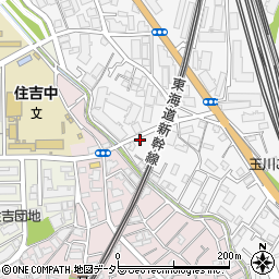 神奈川県川崎市中原区市ノ坪322-2周辺の地図