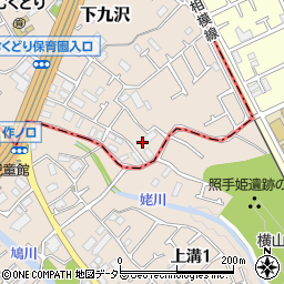 神奈川県相模原市緑区下九沢328周辺の地図
