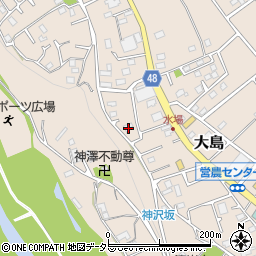 神奈川県相模原市緑区大島2694周辺の地図