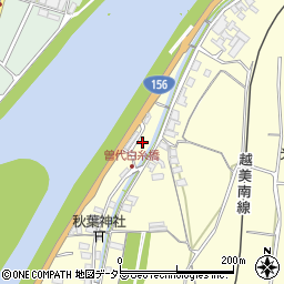 岐阜県美濃市曽代556-3周辺の地図