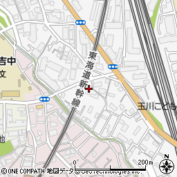 神奈川県川崎市中原区市ノ坪331-1周辺の地図