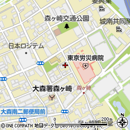 東京都大田区大森南4丁目14-9周辺の地図