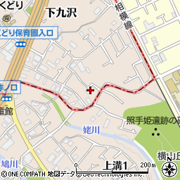 神奈川県相模原市緑区下九沢328-2周辺の地図