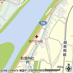 岐阜県美濃市曽代556-1周辺の地図